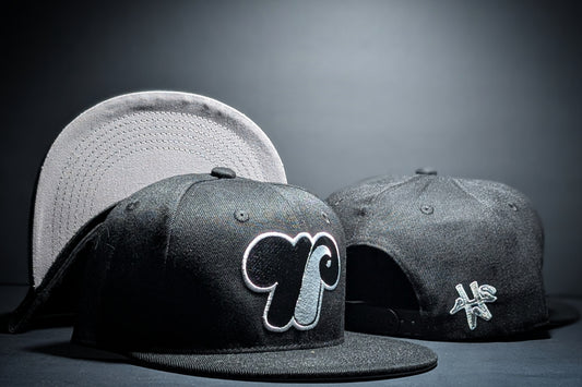 Black and grey Snapback